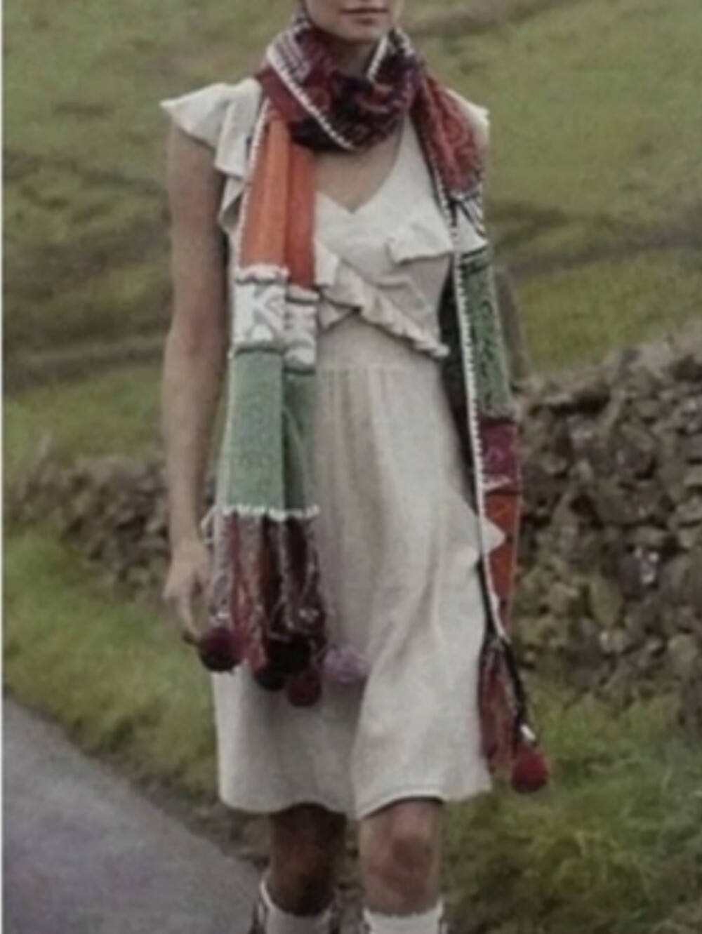 Moth For Anthropologie Linen Blend Knit Sleeveless Neutral Dress